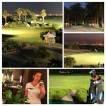Golfing at Night â›³ï¸ #golf #golfclubs #albadiagolfclub #dubai #love #beautiful #happy