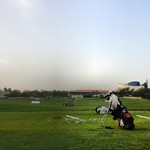 Loving the practise range here, quite, peaceful, what more can I ask for? Bad golf is not an excuse!! Keep practising!! #albadiagolfclub #backrange #divots #wedges #practisehard #titleist #taylormade #ZiHaoSu #golf